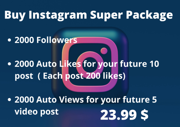 Buy Instagram Super Package